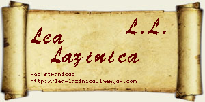Lea Lazinica vizit kartica